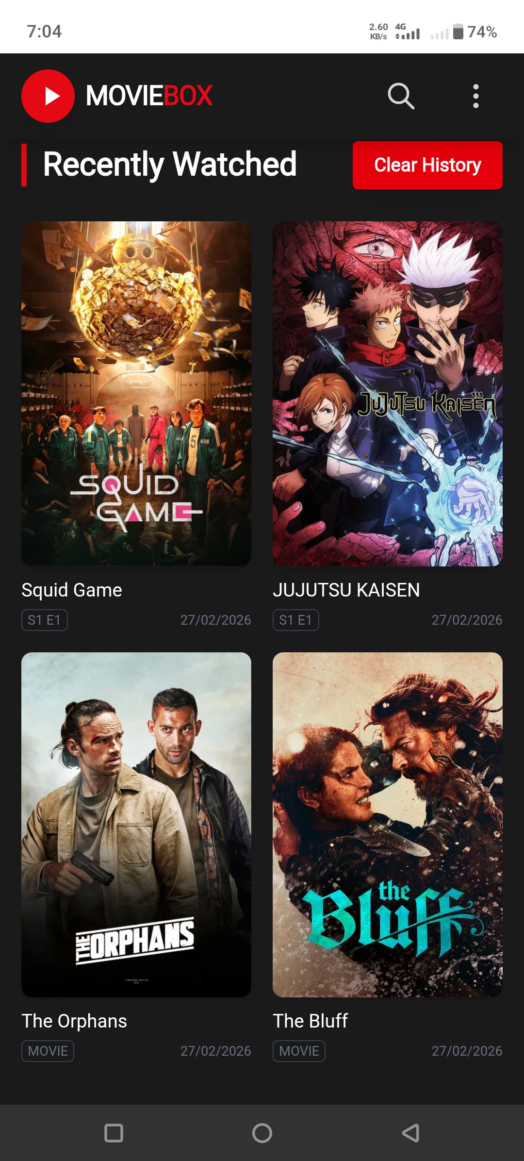 MovieBox Cast Information